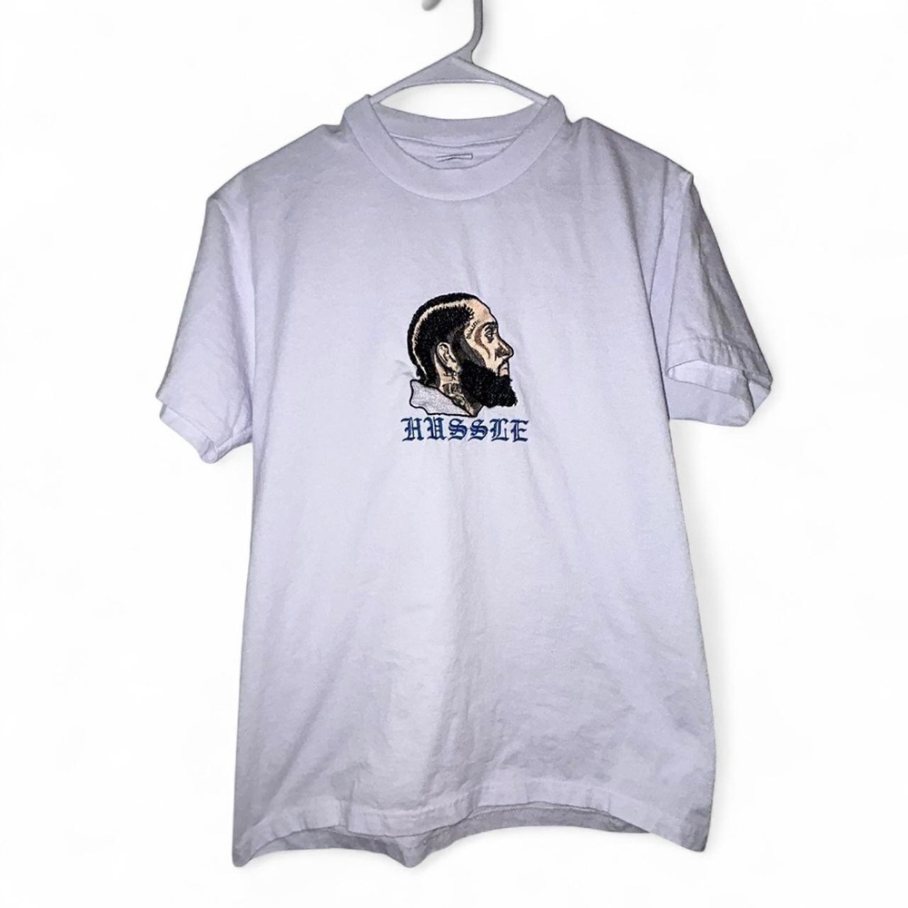 Nipsey hussle  Tee with Embroidered Design